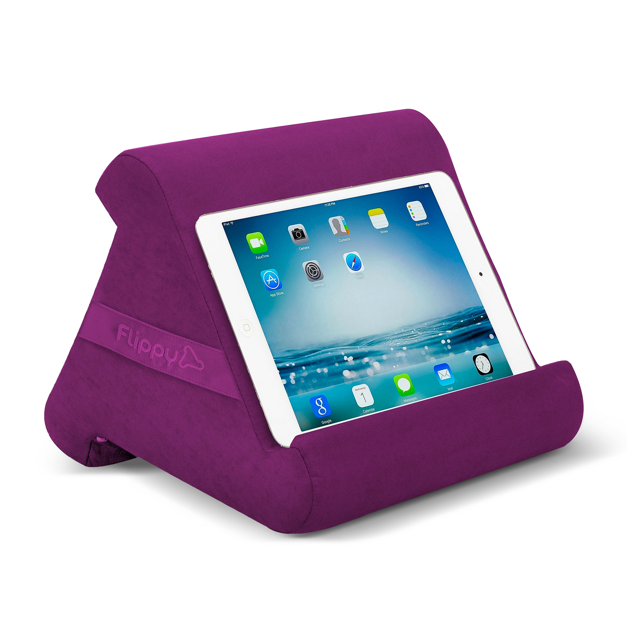 Flippy Multi-Angle Tablet Holder with Storage Cubby for iPad, Kindle, Nook, eBooks