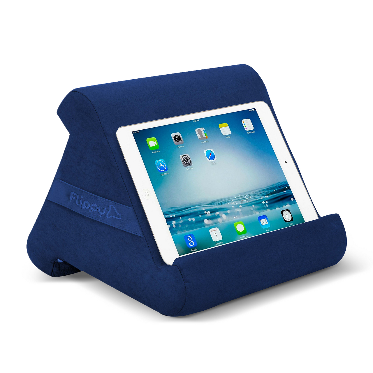 Flippy Multi-Angle Tablet Holder with Storage Cubby for iPad, Kindle, Nook, eBooks