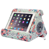 Thumbnail for Flippy Cubby - Tablet Pillow Stand and iPad Holder for Lap, Desk and Bed - Multi-Angle with Storage - Compatible with Kindle, Fire, Books iPad Pro 12.9, 10.9, 10.2, Air, Mini, Samsung Galaxy