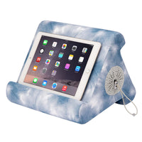 Thumbnail for Flippy Cubby - Tablet Pillow Stand and iPad Holder for Lap, Desk and Bed - Multi-Angle with Storage - Compatible with Kindle, Fire, Books iPad Pro 12.9, 10.9, 10.2, Air, Mini, Samsung Galaxy