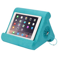 Thumbnail for Flippy Cubby - Tablet Pillow Stand and iPad Holder for Lap, Desk and Bed - Multi-Angle with Storage - Compatible with Kindle, Fire, Books iPad Pro 12.9, 10.9, 10.2, Air, Mini, Samsung Galaxy