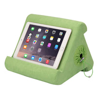 Thumbnail for Flippy Cubby - Tablet Pillow Stand and iPad Holder for Lap, Desk and Bed - Multi-Angle with Storage - Compatible with Kindle, Fire, Books iPad Pro 12.9, 10.9, 10.2, Air, Mini, Samsung Galaxy