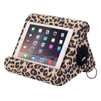 Thumbnail for Flippy Cubby - Tablet Pillow Stand and iPad Holder for Lap, Desk and Bed - Multi-Angle with Storage - Compatible with Kindle, Fire, Books iPad Pro 12.9, 10.9, 10.2, Air, Mini, Samsung Galaxy