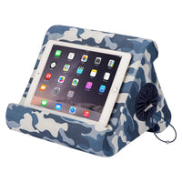 Thumbnail for Flippy Cubby - Tablet Pillow Stand and iPad Holder for Lap, Desk and Bed - Multi-Angle with Storage - Compatible with Kindle, Fire, Books iPad Pro 12.9, 10.9, 10.2, Air, Mini, Samsung Galaxy
