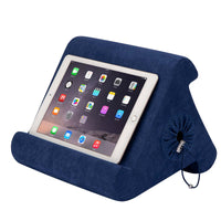 Thumbnail for Flippy Cubby - Tablet Pillow Stand and iPad Holder for Lap, Desk and Bed - Multi-Angle with Storage - Compatible with Kindle, Fire, Books iPad Pro 12.9, 10.9, 10.2, Air, Mini, Samsung Galaxy