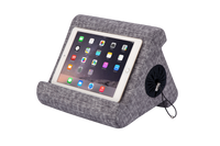 Thumbnail for Flippy Cubby - Tablet Pillow Stand and iPad Holder for Lap, Desk and Bed - Multi-Angle with Storage - Compatible with Kindle, Fire, Books iPad Pro 12.9, 10.9, 10.2, Air, Mini, Samsung Galaxy