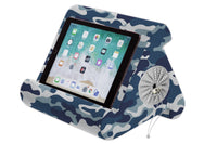 Thumbnail for Flippy Cubby - Tablet Pillow Stand and iPad Holder for Lap, Desk and Bed - Multi-Angle with Storage - Compatible with Kindle, Fire, Books iPad Pro 12.9, 10.9, 10.2, Air, Mini, Samsung Galaxy