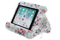 Thumbnail for Flippy Cubby - Tablet Pillow Stand and iPad Holder for Lap, Desk and Bed - Multi-Angle with Storage - Compatible with Kindle, Fire, Books iPad Pro 12.9, 10.9, 10.2, Air, Mini, Samsung Galaxy
