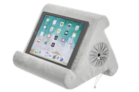 Thumbnail for Flippy Cubby - Tablet Pillow Stand and iPad Holder for Lap, Desk and Bed - Multi-Angle with Storage - Compatible with Kindle, Fire, Books iPad Pro 12.9, 10.9, 10.2, Air, Mini, Samsung Galaxy