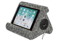 Thumbnail for Flippy Cubby - Tablet Pillow Stand and iPad Holder for Lap, Desk and Bed - Multi-Angle with Storage - Compatible with Kindle, Fire, Books iPad Pro 12.9, 10.9, 10.2, Air, Mini, Samsung Galaxy