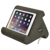 Thumbnail for Flippy Cubby - Tablet Pillow Stand and iPad Holder for Lap, Desk and Bed - Multi-Angle with Storage - Compatible with Kindle, Fire, Books iPad Pro 12.9, 10.9, 10.2, Air, Mini, Samsung Galaxy