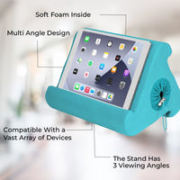 Thumbnail for Flippy Multi-Angle Tablet Holder with Storage Cubby for iPad, Kindle, Nook, eBooks