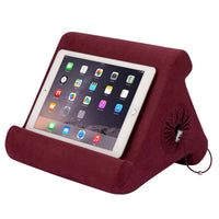 Thumbnail for Flippy Cubby - Tablet Pillow Stand and iPad Holder for Lap, Desk and Bed - Multi-Angle with Storage - Compatible with Kindle, Fire, Books iPad Pro 12.9, 10.9, 10.2, Air, Mini, Samsung Galaxy