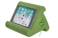 Thumbnail for Flippy Cubby - Tablet Pillow Stand and iPad Holder for Lap, Desk and Bed - Multi-Angle with Storage - Compatible with Kindle, Fire, Books iPad Pro 12.9, 10.9, 10.2, Air, Mini, Samsung Galaxy